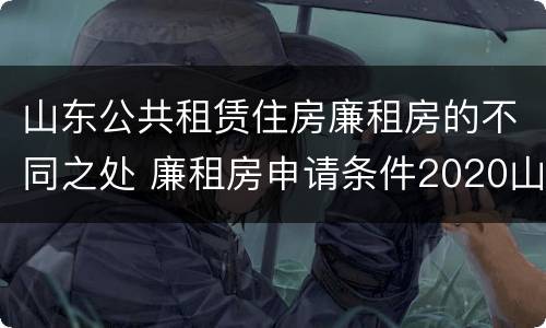 山东公共租赁住房廉租房的不同之处 廉租房申请条件2020山东