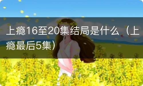 上瘾16至20集结局是什么（上瘾最后5集）