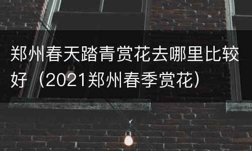 郑州春天踏青赏花去哪里比较好（2021郑州春季赏花）